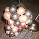 Ceiling lamp bunch and grape leaves in blown glass 20-30