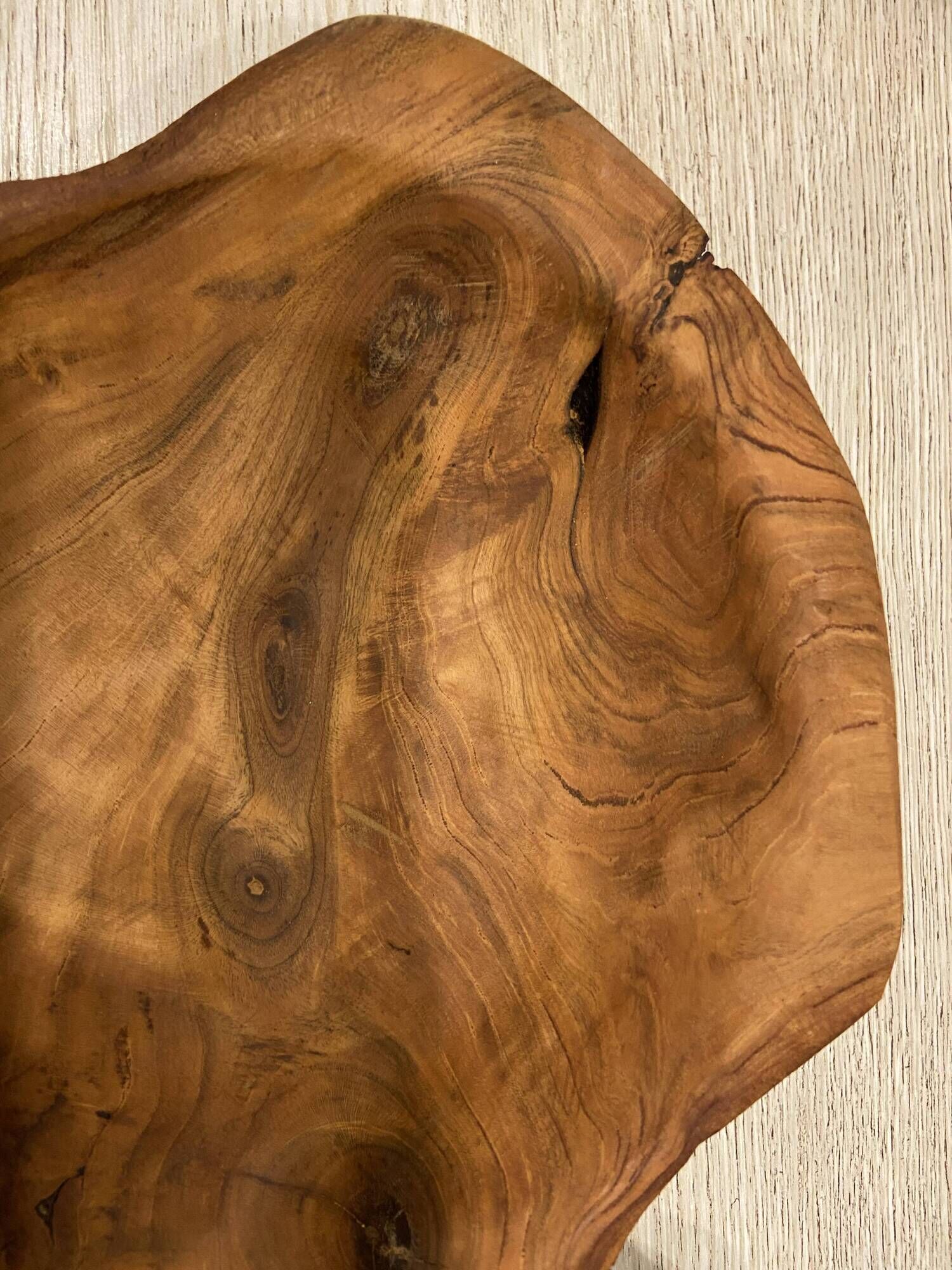 Cherry wood empty pocket