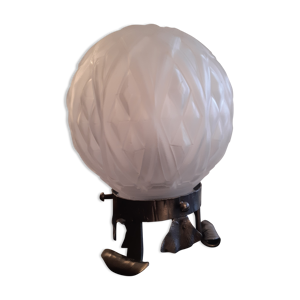 Lampe art deco fer forgé