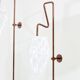 Pair of large patinated metal wall sconces by Mattia Bonetti 2009