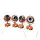 Set of 4 vintage 1970s eyeball lamps, Italy