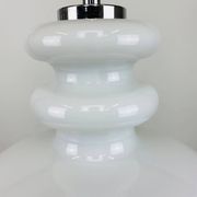 Large white glass chandelier XL by Peill and Putzler