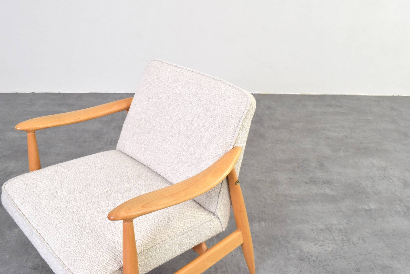 Mid-Century lounge chairs by J. Kędziorek, 1960s, set of 2.