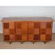 Large solid wood sideboard, modernist work from the 1950s.