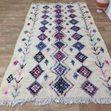 Handmade moroccan berber rug 217 x 117 cm