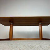 Vintage coffee table – Wooden top & star base