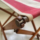 Authentic French outdoor terrace set, 5 chairs and table