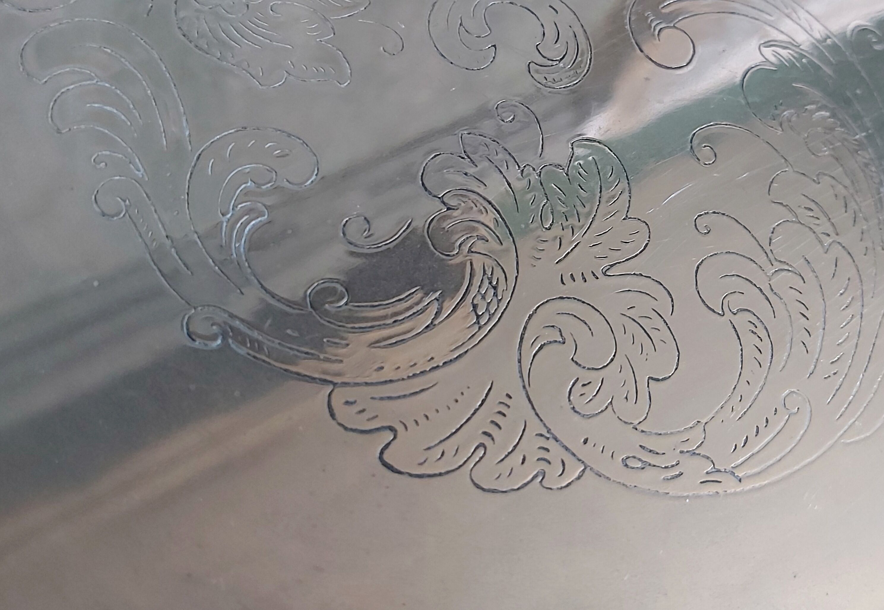 Vintage Swedish tray, silver plated