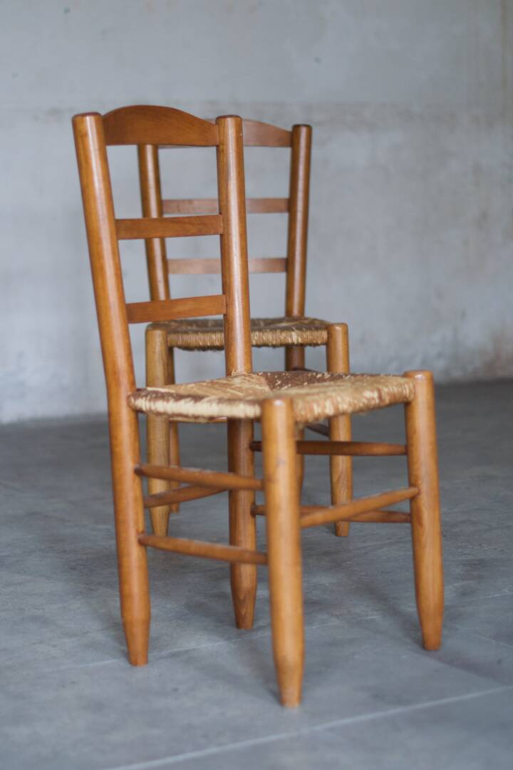 Series of two Georges Robert mountain chairs - France 1960