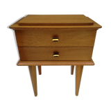 French wooden bedside 1950