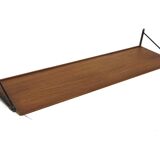 Teak wall shelf, Sweden, 1950