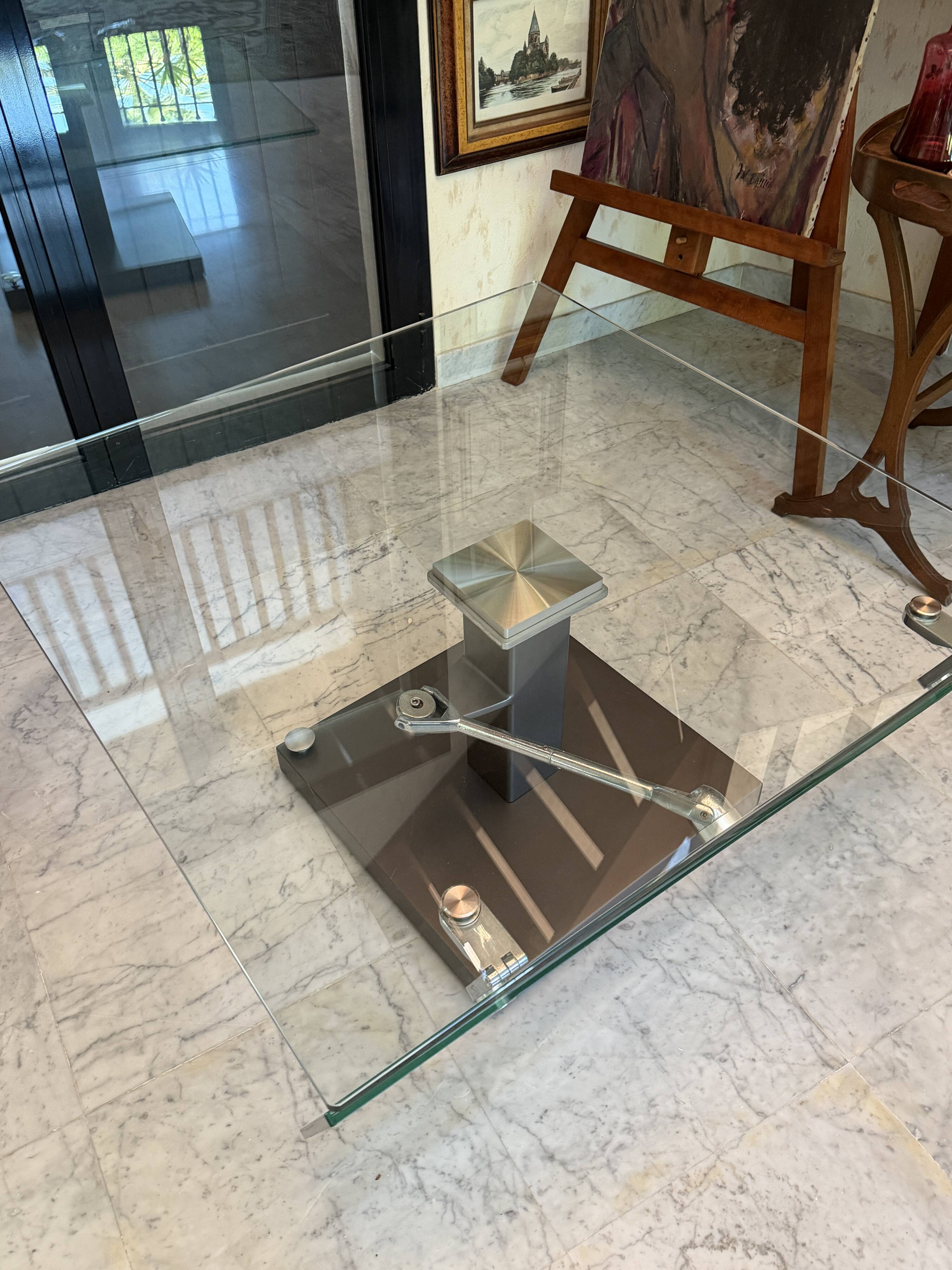 glass coffee table