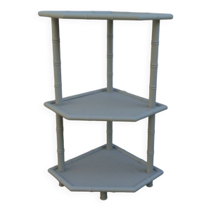 Etagère d'angle en bambou