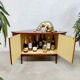 Vintage 'Danish style' corner sideboard