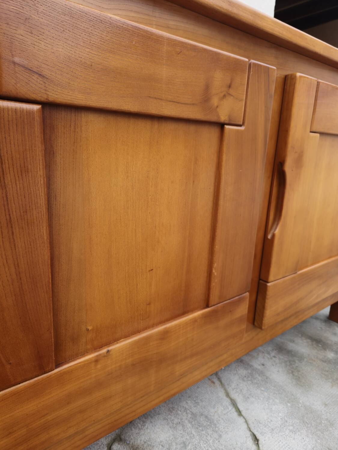 Enfilade Maison Regain in Oak with 3 vintage doors