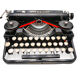 1926 new tape revised black tape underwood typewriter 3 bank