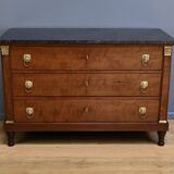 Return from Egypt chest of drawers in mahogany, Empire period – Early 19th century