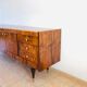 Art deco style in walnut bramble sideboard 1950