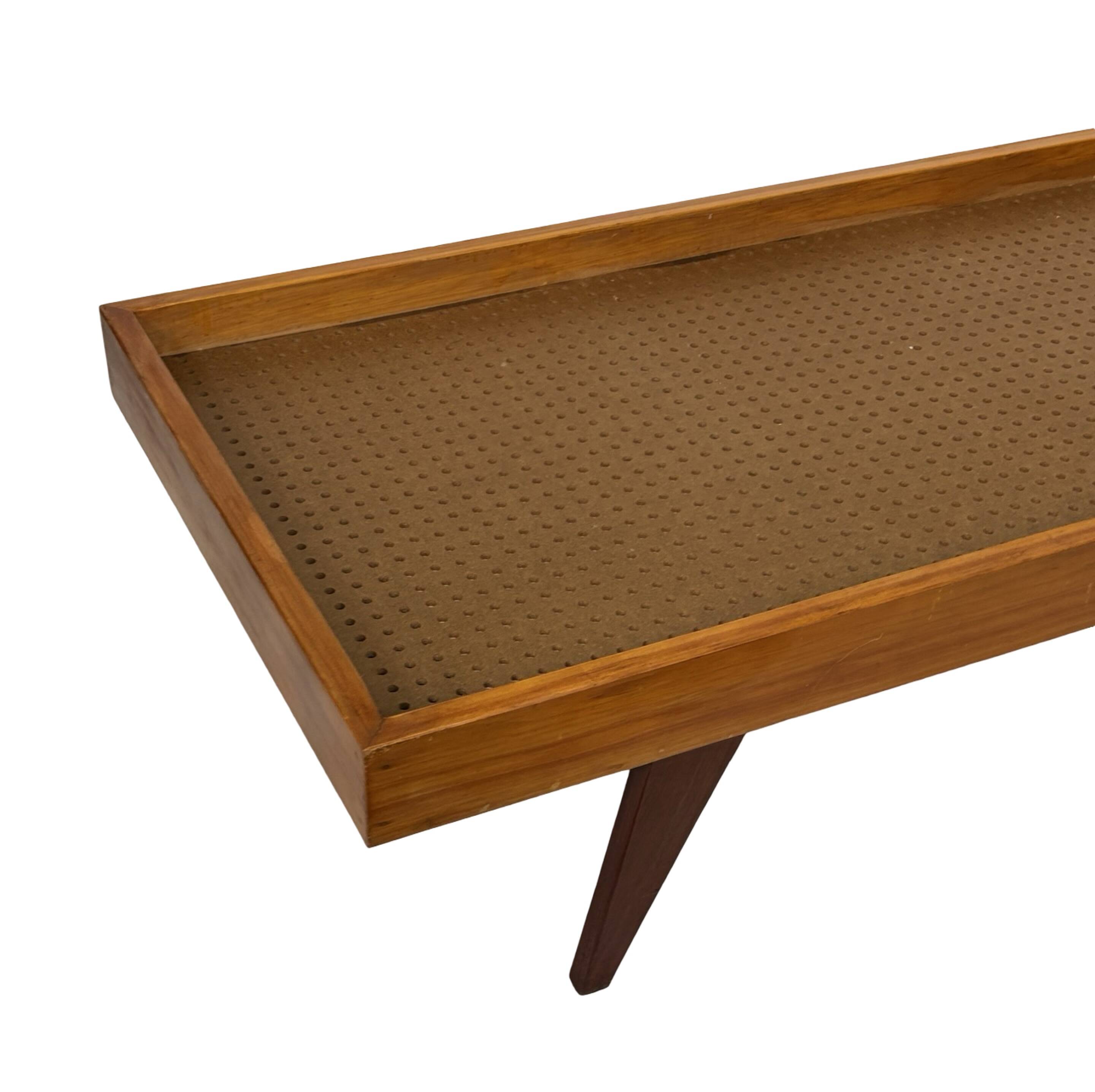 Vintage daybed minimalist design in Teak and Oak 1960s