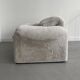 Maralunga armchair by Vico Magistretti for Cassina in fur