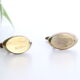 Brass goose duo, vintage paper press