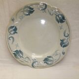 Sarreguemines Tircis barbotine art nouveau plate collection