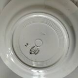 Set of three ironstone plates K & G Lunéville model Régine - 1950s