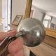 Vintage Space Age Chrome Metal Suspension Chandelier Sciolari