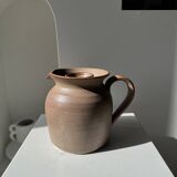 Rosé pitcher with internal compartment in stoneware
