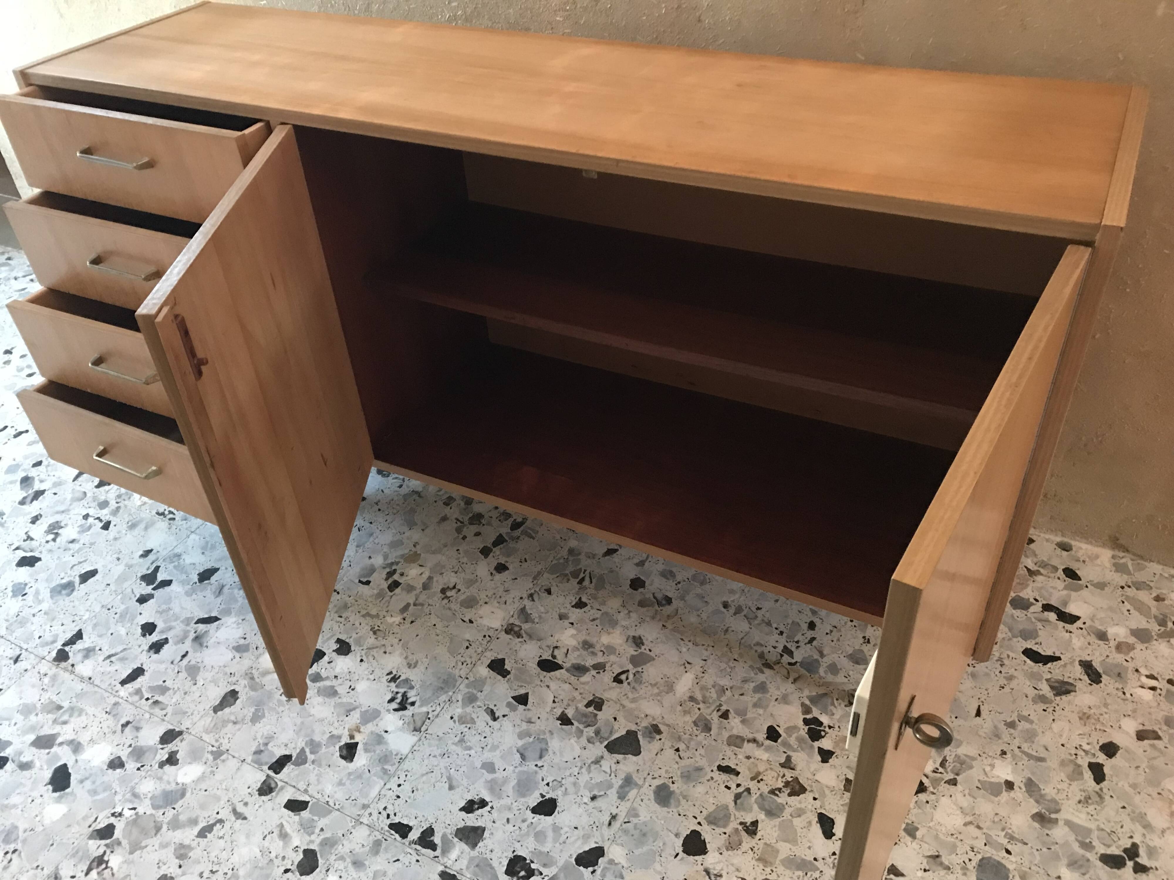 Vintage sideboard in light wood