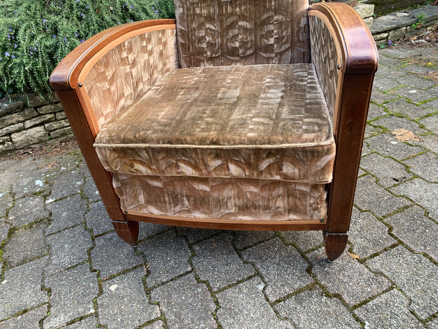 Art deco armchair