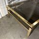 Vintage Guy Lefèvre gold coffee table 1970s