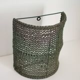 Silver gray wall lamp