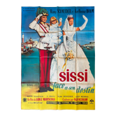 Original cinema poster "Sissi facing her destiny" Romy Schneider 120x160cm 1957