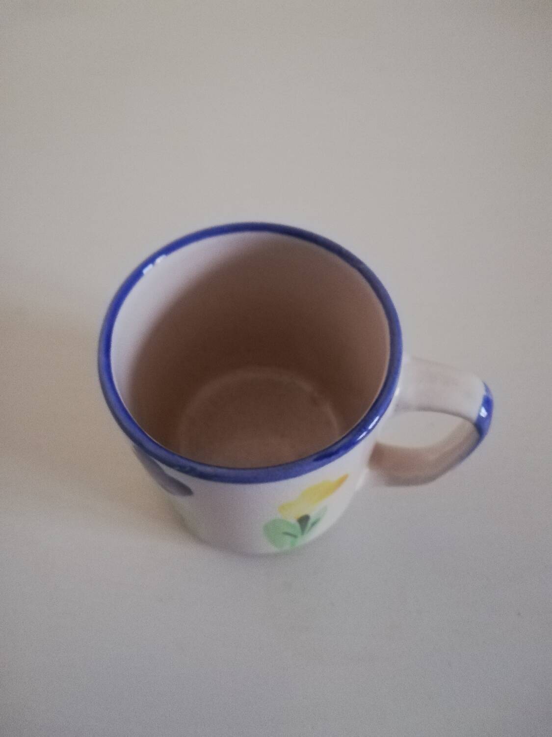 Tasse mug vintage peint à la main