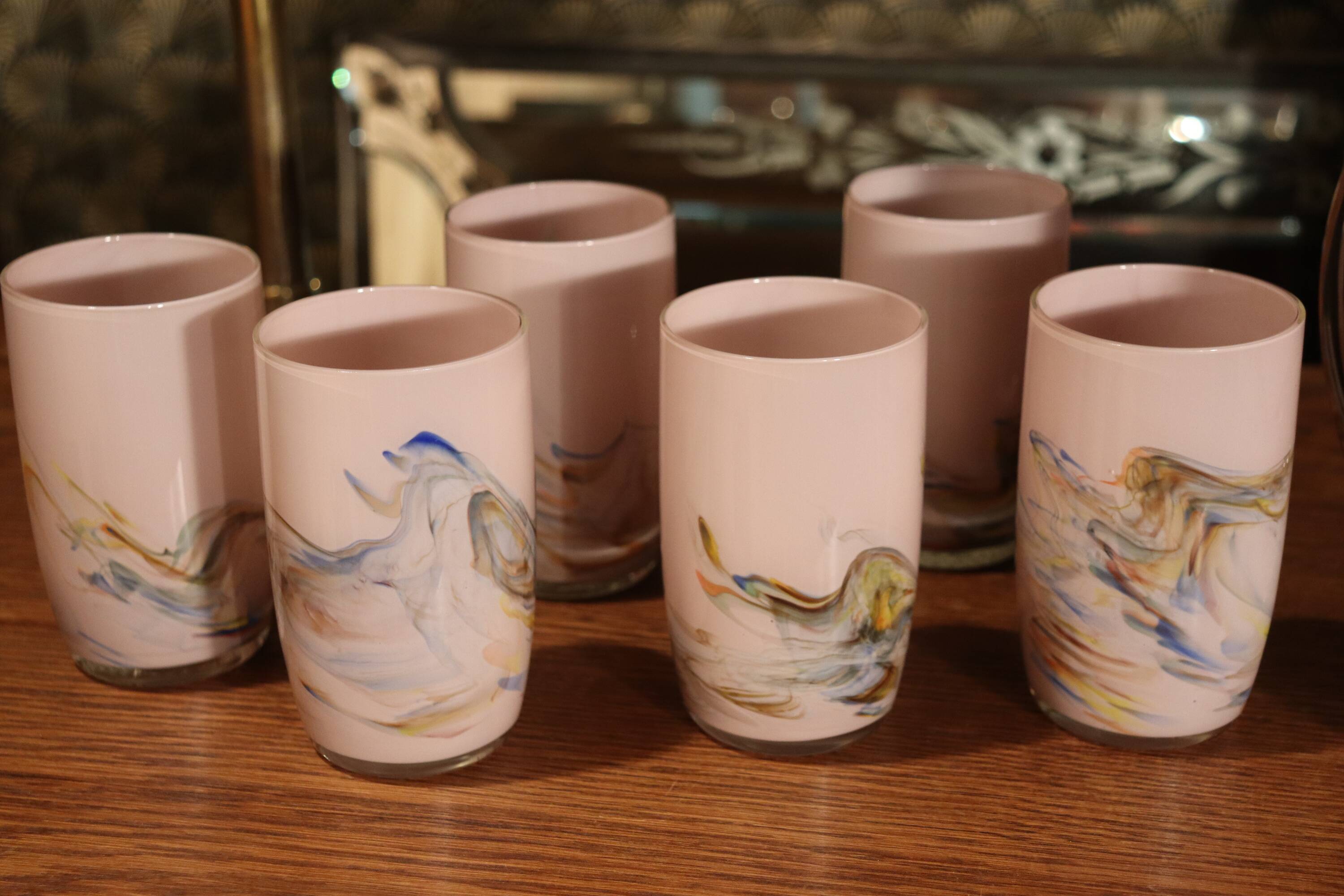 Pitcher and glass service by Murano, Italy, 1960