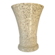 Beautiful speckled white glass vase