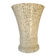 Beautiful speckled white glass vase