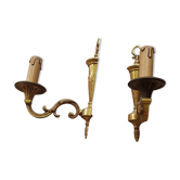 Pair wall light candlesticks