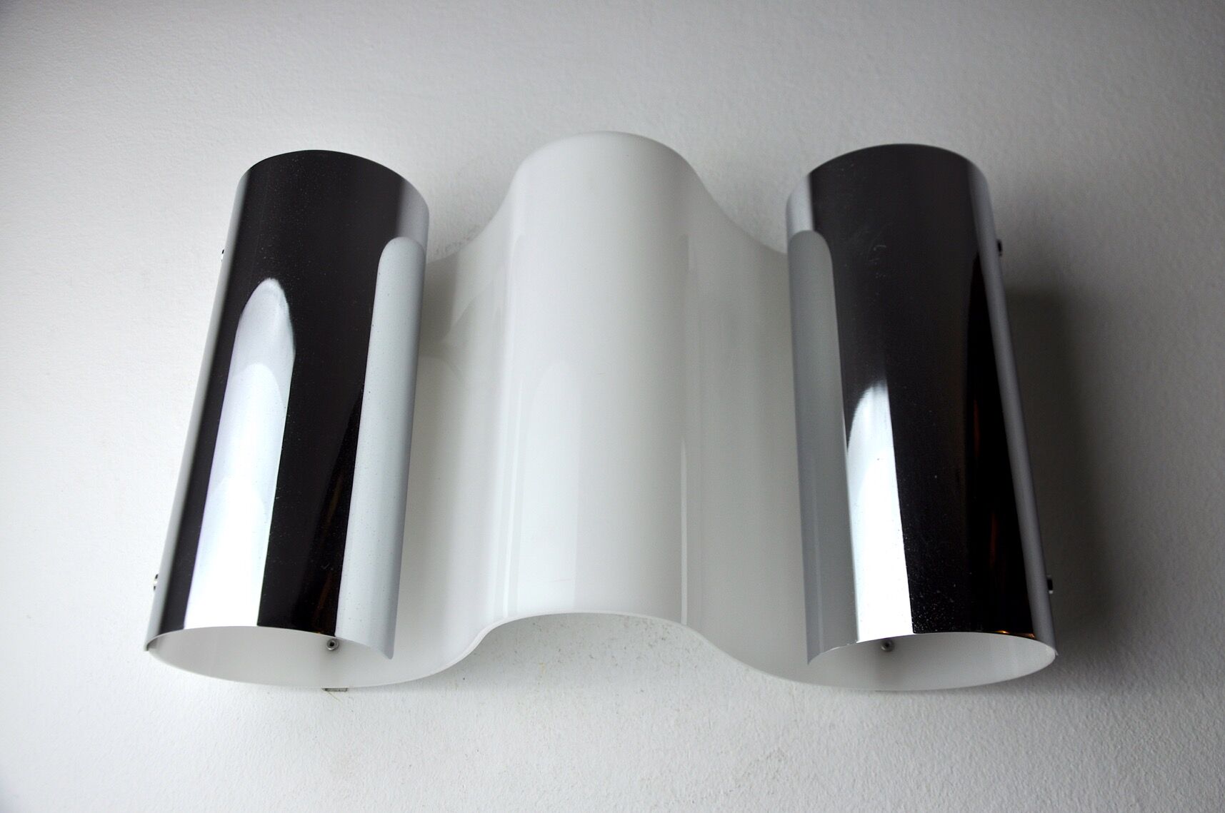 Vague wall lamp by Métalarte, Spain, 1970