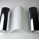 Vague wall lamp by Métalarte, Spain, 1970