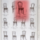 Bistro chair n°18 1/2 by Ungvar - 1900 -