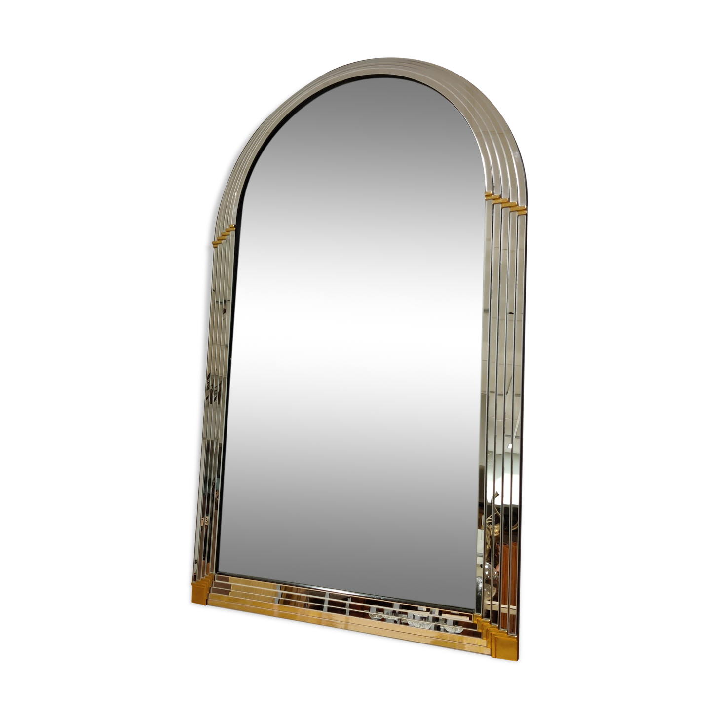 Vintage mirror by Deknudt 1970s 60x99cm