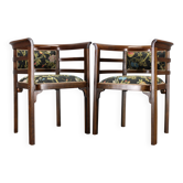 1930s pair of restored Thonet armchairs, Czechoslovakia