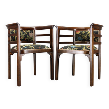 Paire de fauteuils Thonet restaurés des années 1930, Tchécoslovaquie