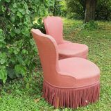 Pair of toad armchairs