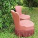 Pair of toad armchairs