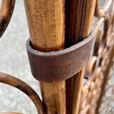 70s Rattan Screen