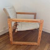 Diana pine armchair by Karin Mobring 1970