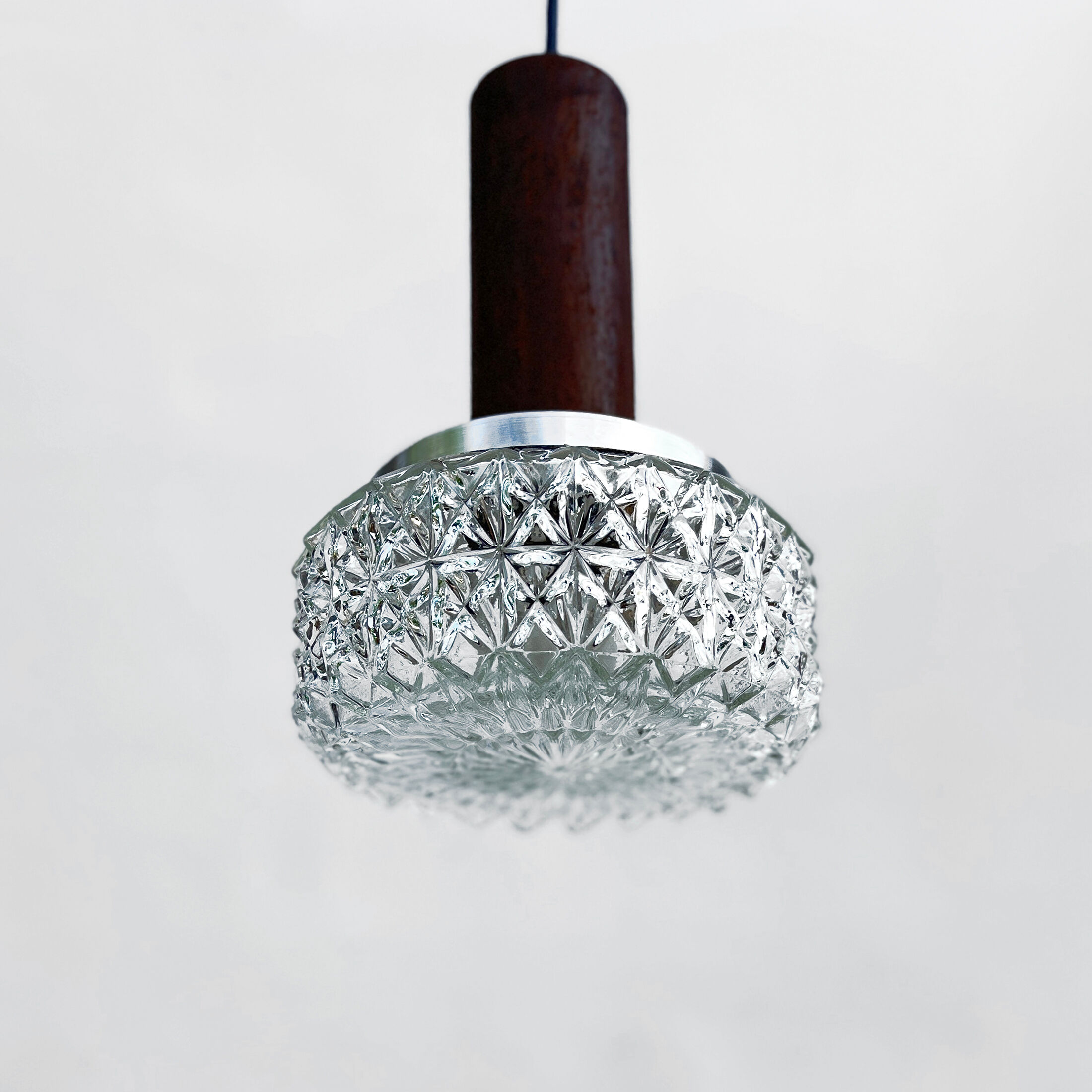 Pendant lamp by Hillebrand Germany 1970s